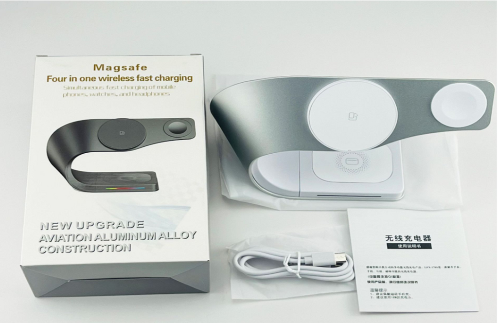 4 in 1 Magnetic Wireless Charging Station With Semiconductor Cooling Fan