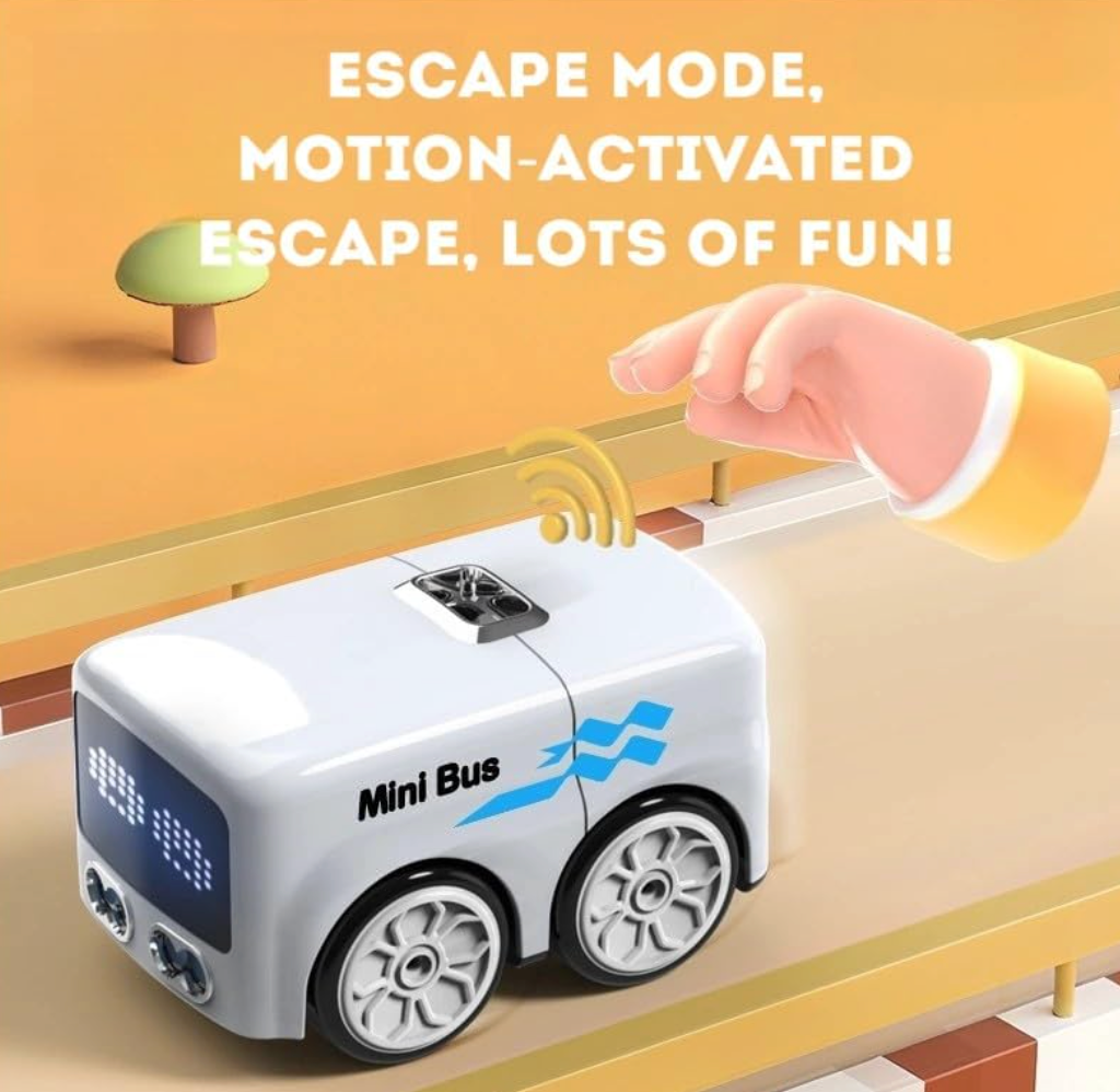 Smart Sensing Line-Tracking Desktop Bus Toy