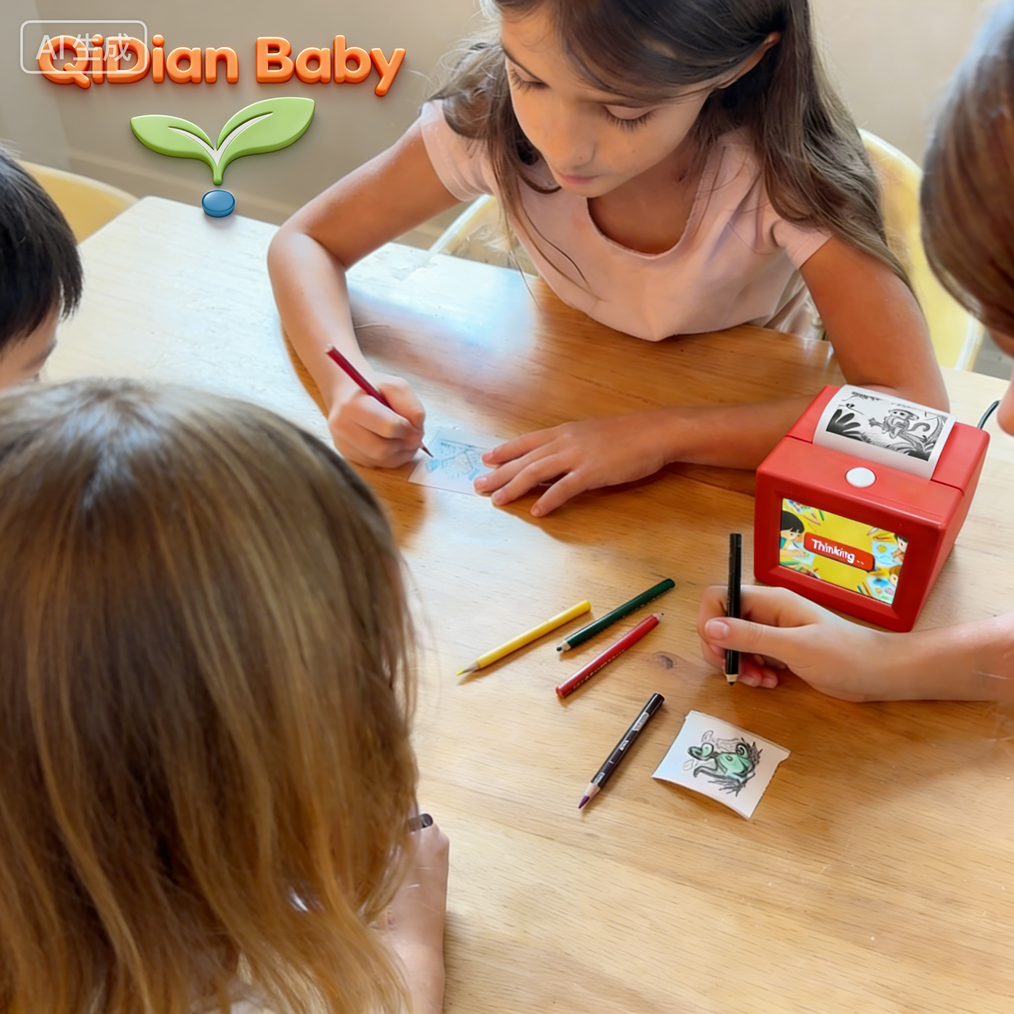 AI Sticker Box Printer for Kids