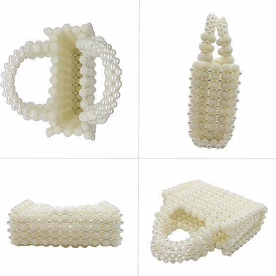 Luxury Pearl Beaded Hand Bag
