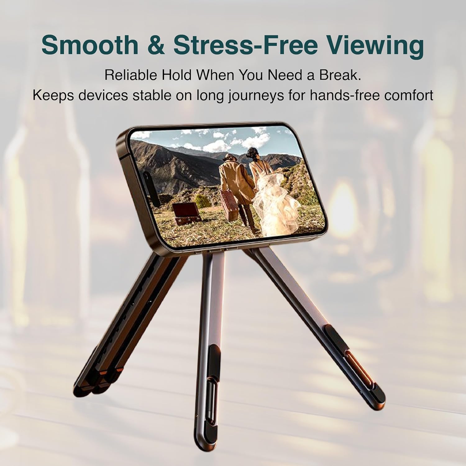 Foldable Magnetic Aluminium Phone Stand