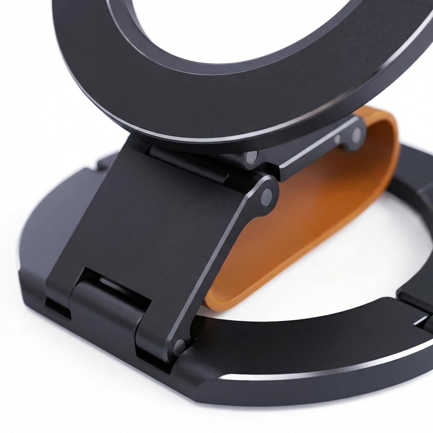 Magnetic Alloy Phone Holder With Ring Wristband