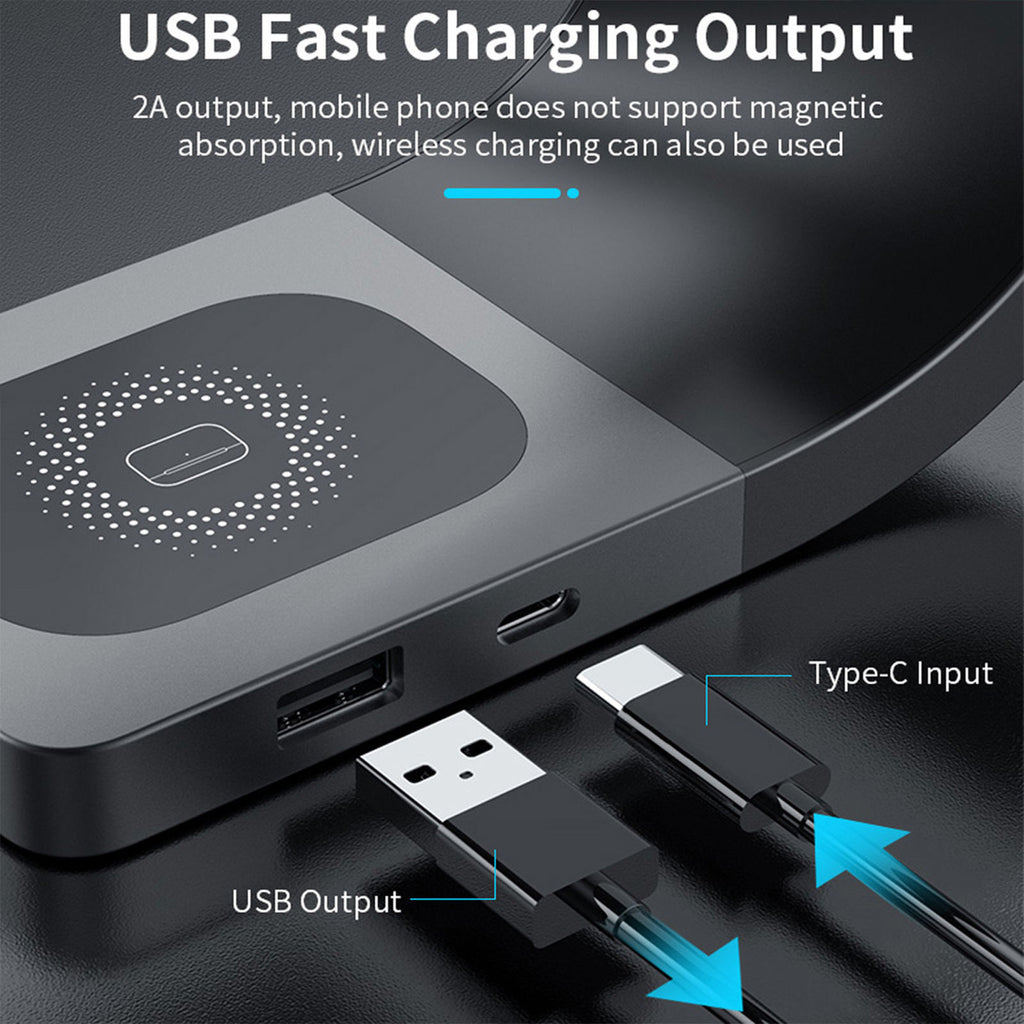 4 in 1 Magnetic Wireless Charging Station With Semiconductor Cooling Fan