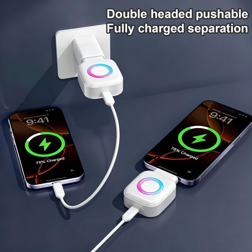 AI Smart USB-C Fast Charger with Auto-Disconnect