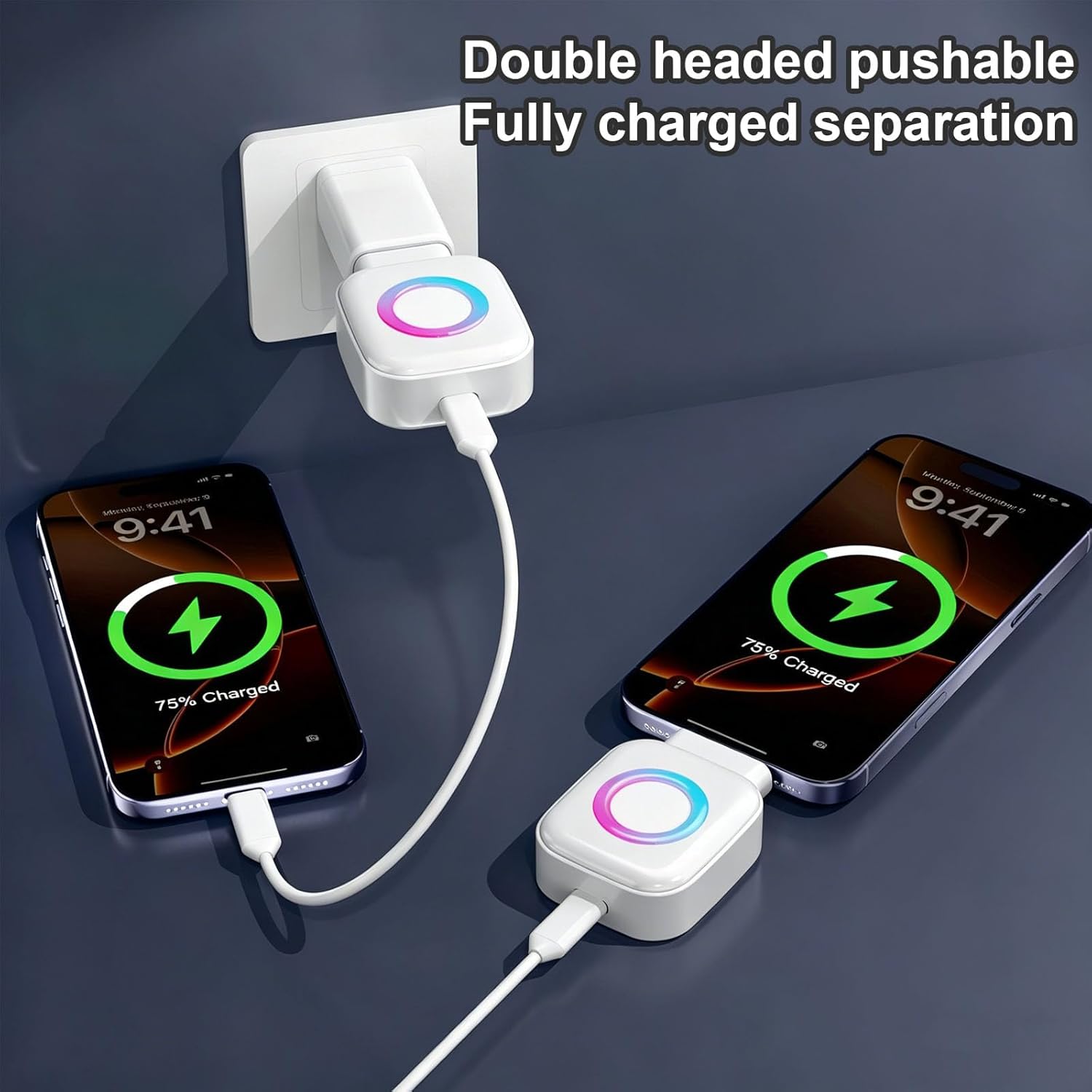 AI Smart USB-C Fast Charger with Auto-Disconnect