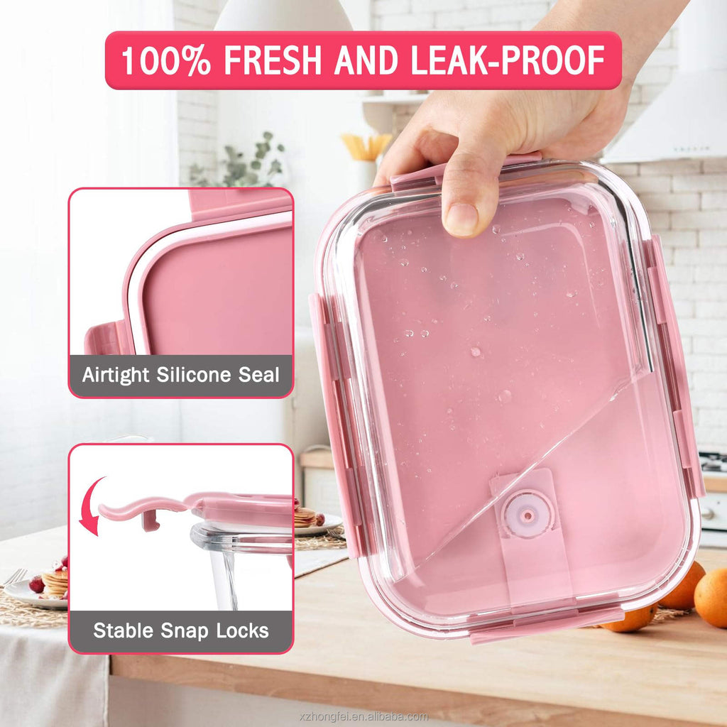 Glass Food Storage Container (370ML)