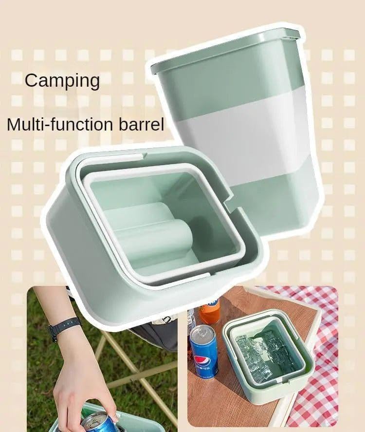 Silicone Collapsible Car Trash Bin