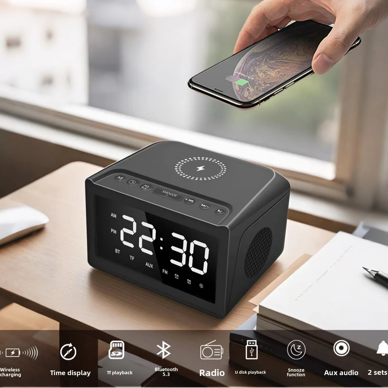 Portable Wireless Induction Bluetooth Speaker