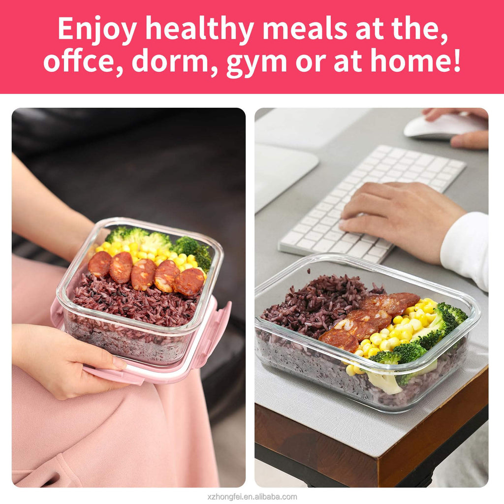 Glass Food Storage Container (370ML)