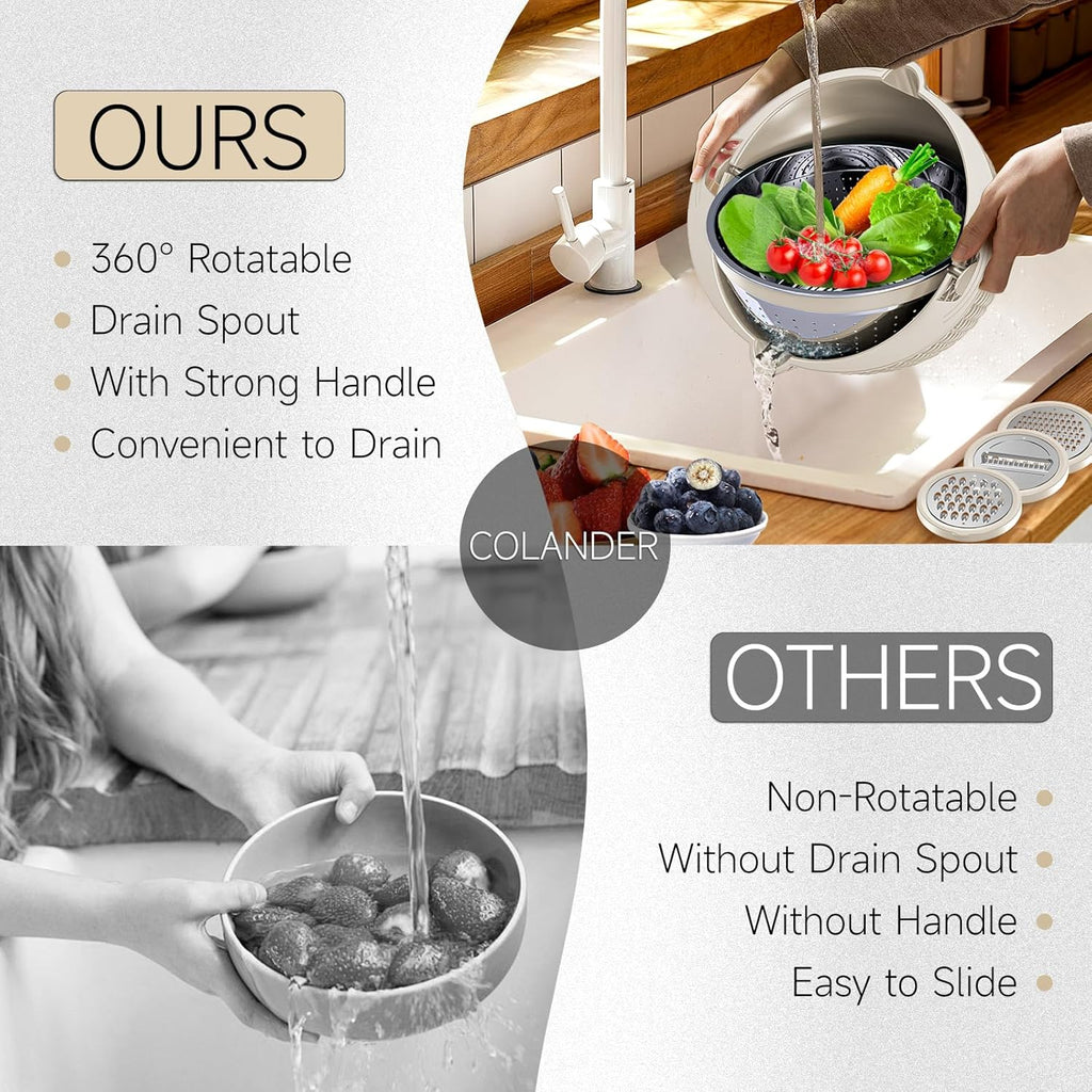 4 in 1 Colander With Grater