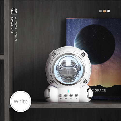 2 in 1 Space Cat Wireless Speaker & Night Light