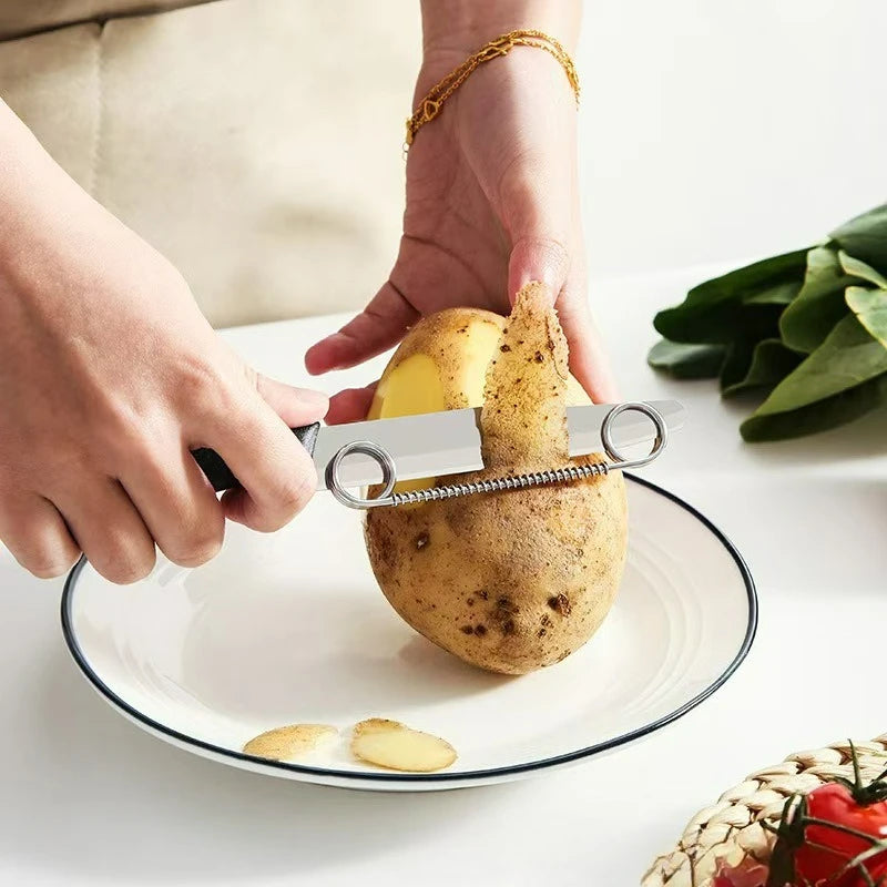 2-in-1 Vegetable Peeler Knife