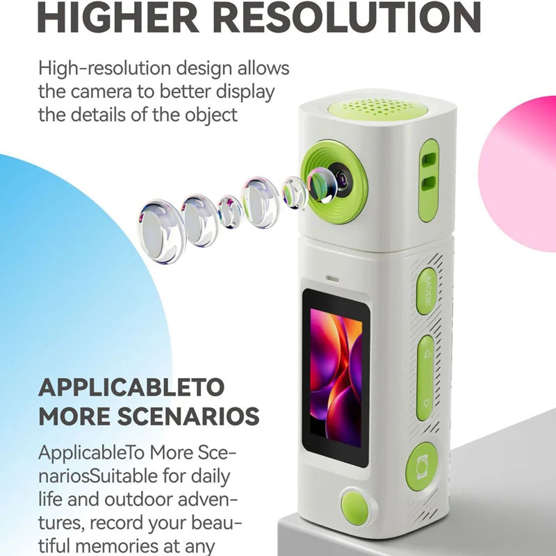 G10 Mini Digital Camera with 230° Rotation