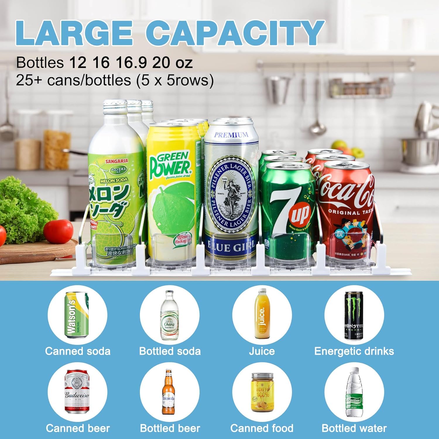 Automatic Drink Organizer & Glider