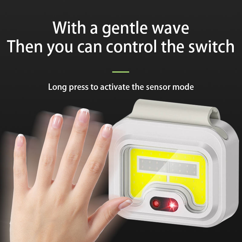 Portable Clip On Wave Sensing LED Torch