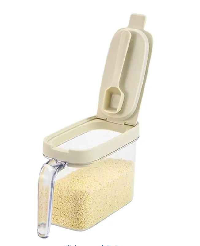 Integrated Spoon Lid Seasoning Jar