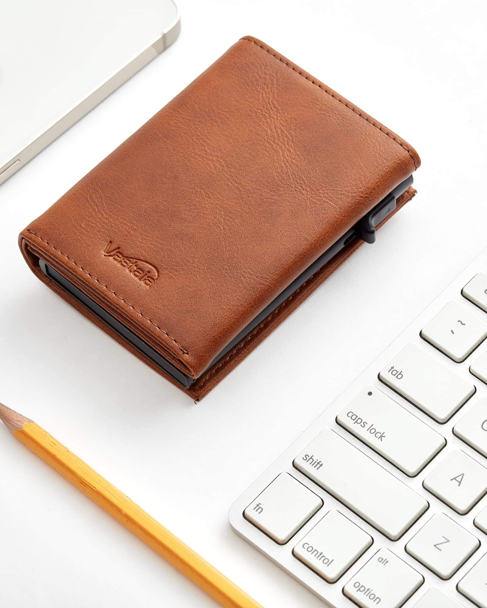 RFID Protection Slim Wallet With Credit Card Holder