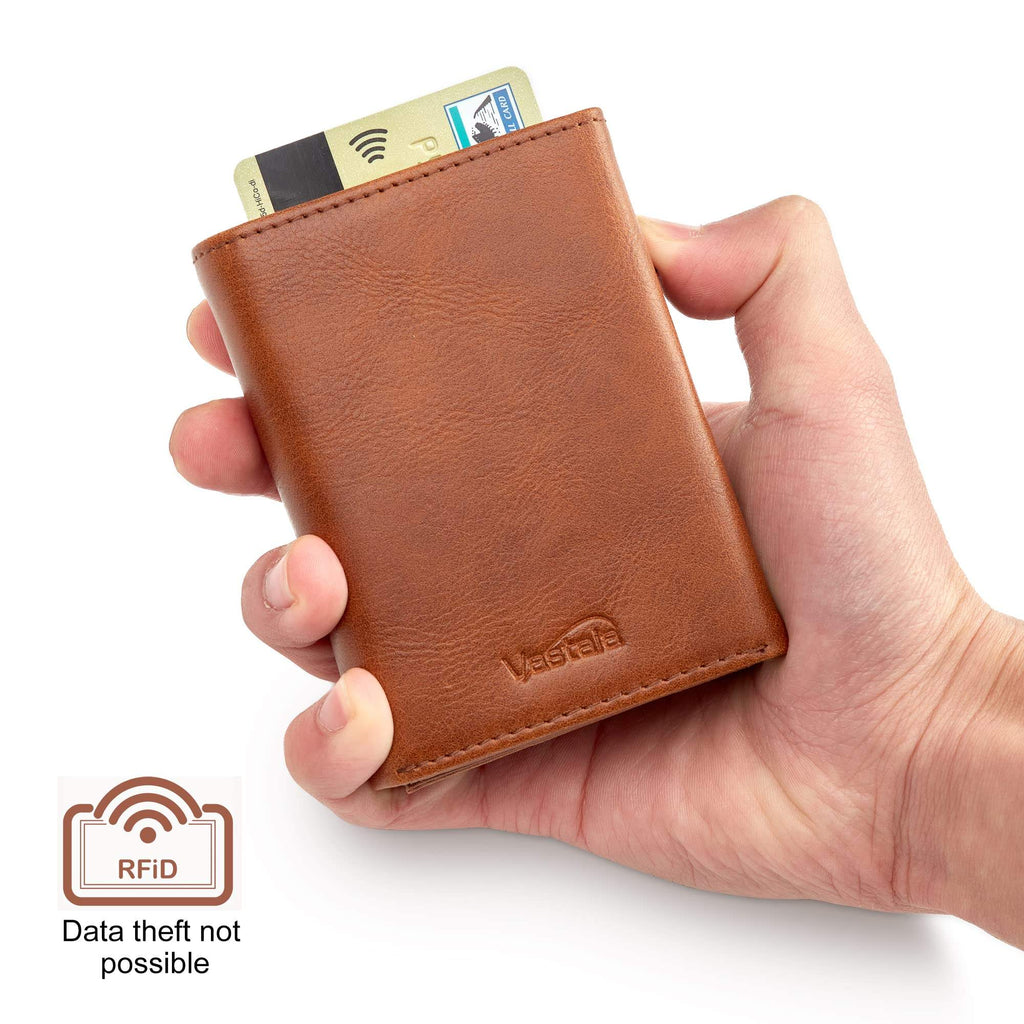 RFID Protection Slim Wallet With Credit Card Holder