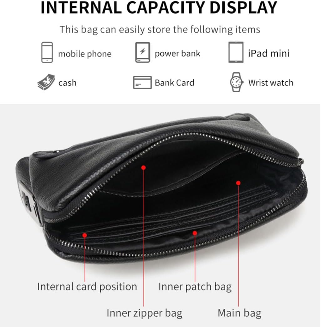 Smart Anti-Theft Fingerprint Premium Handbag