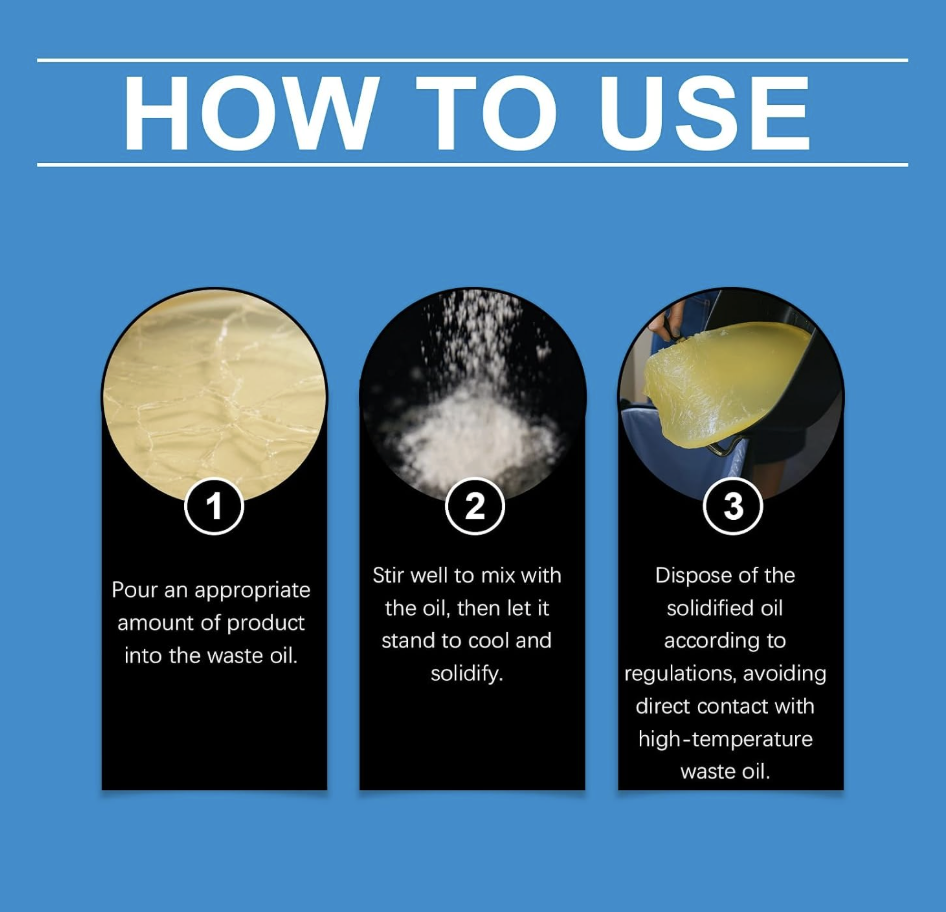 Cooking Oil Solidifier Waste Management