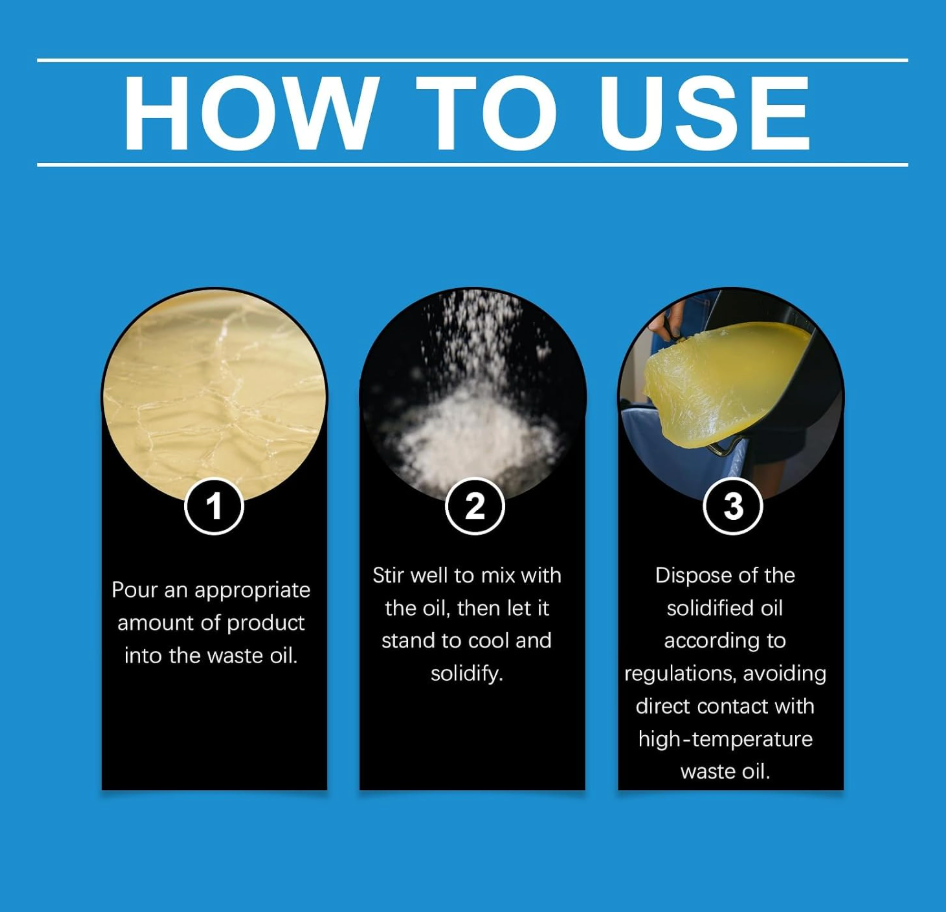 Cooking Oil Solidifier Waste Management