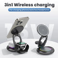 3 In 1 Magnetic & Foldable Wireless Charger
