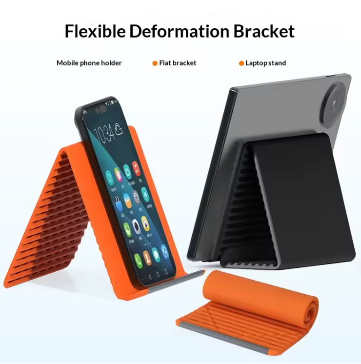 Flexible Folding Silicone Phone & Tab Holder