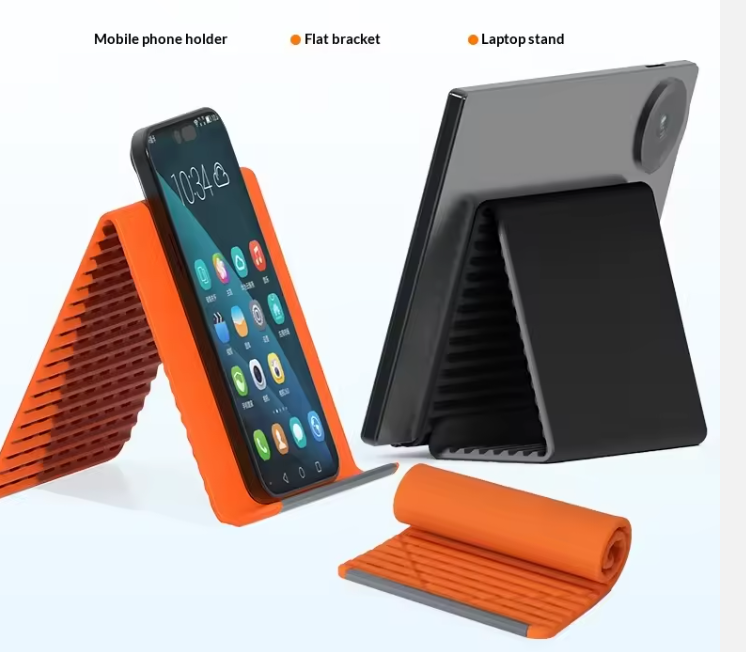 Flexible Folding Silicone Phone & Tab Holder