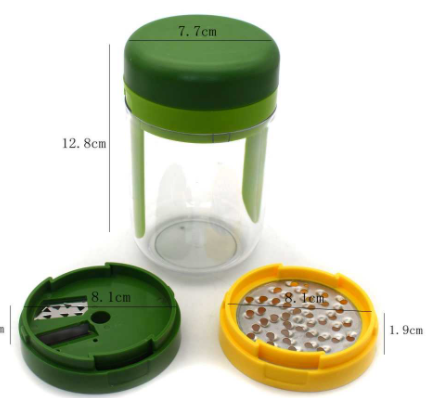 3 In 1 Manual  Spiral Grater