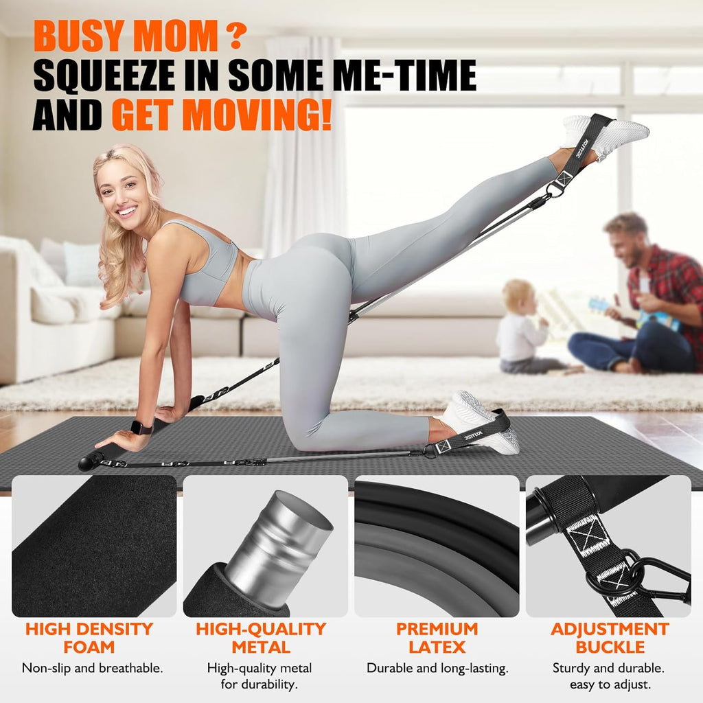 Pilates Bar Kit With Resistance Band