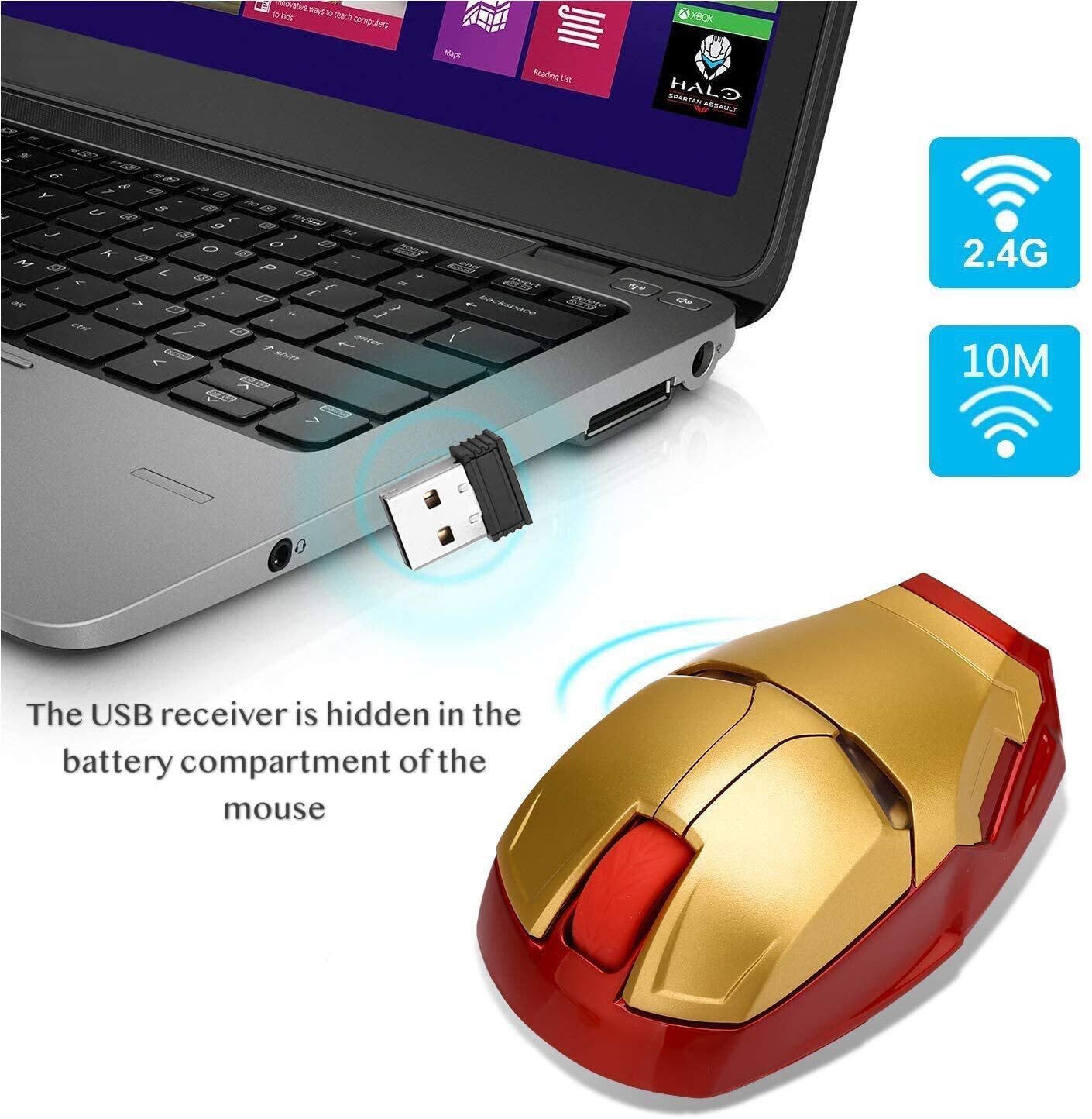 Iron Man Wireless Mouse