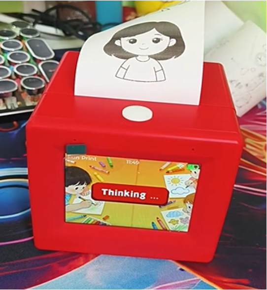 AI Sticker Box Printer for Kids