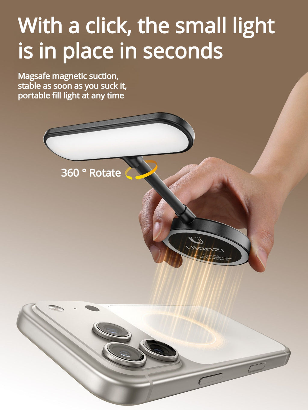 Portable Magnetic LED with Flexible Neck