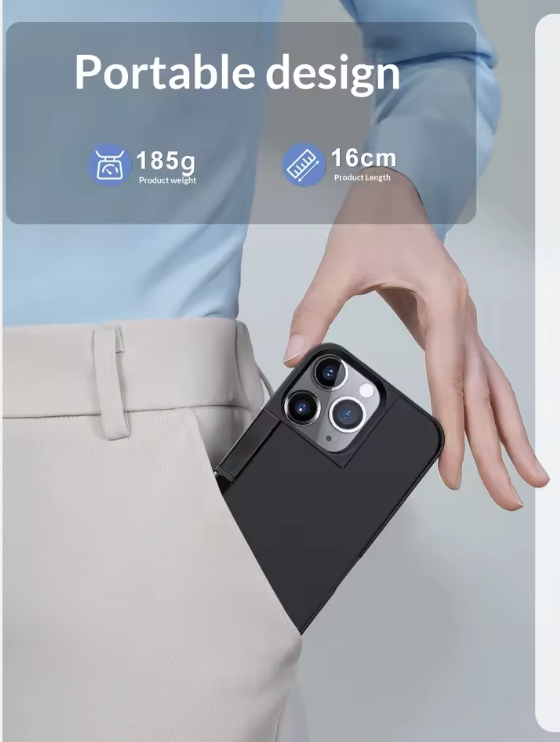Mobile Phone case with Aluminium Selfie Stick