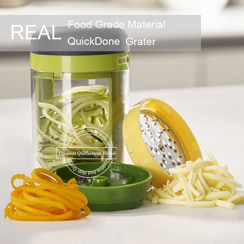 3 In 1 Manual  Spiral Grater