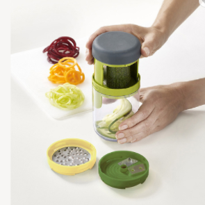 3 In 1 Manual  Spiral Grater