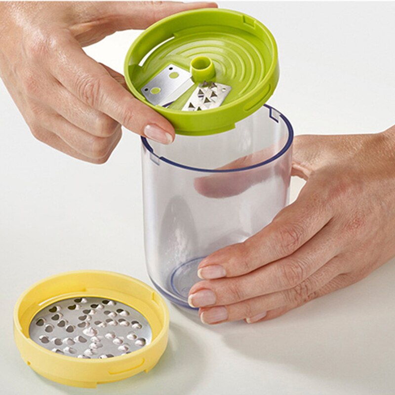 3 In 1 Manual  Spiral Grater