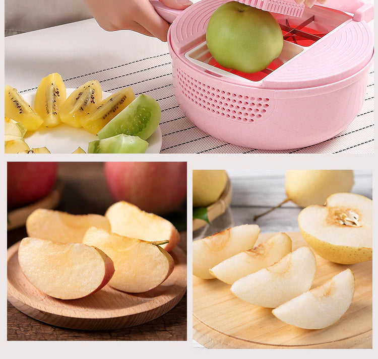 Vegetable Chopper With Detachable Blades