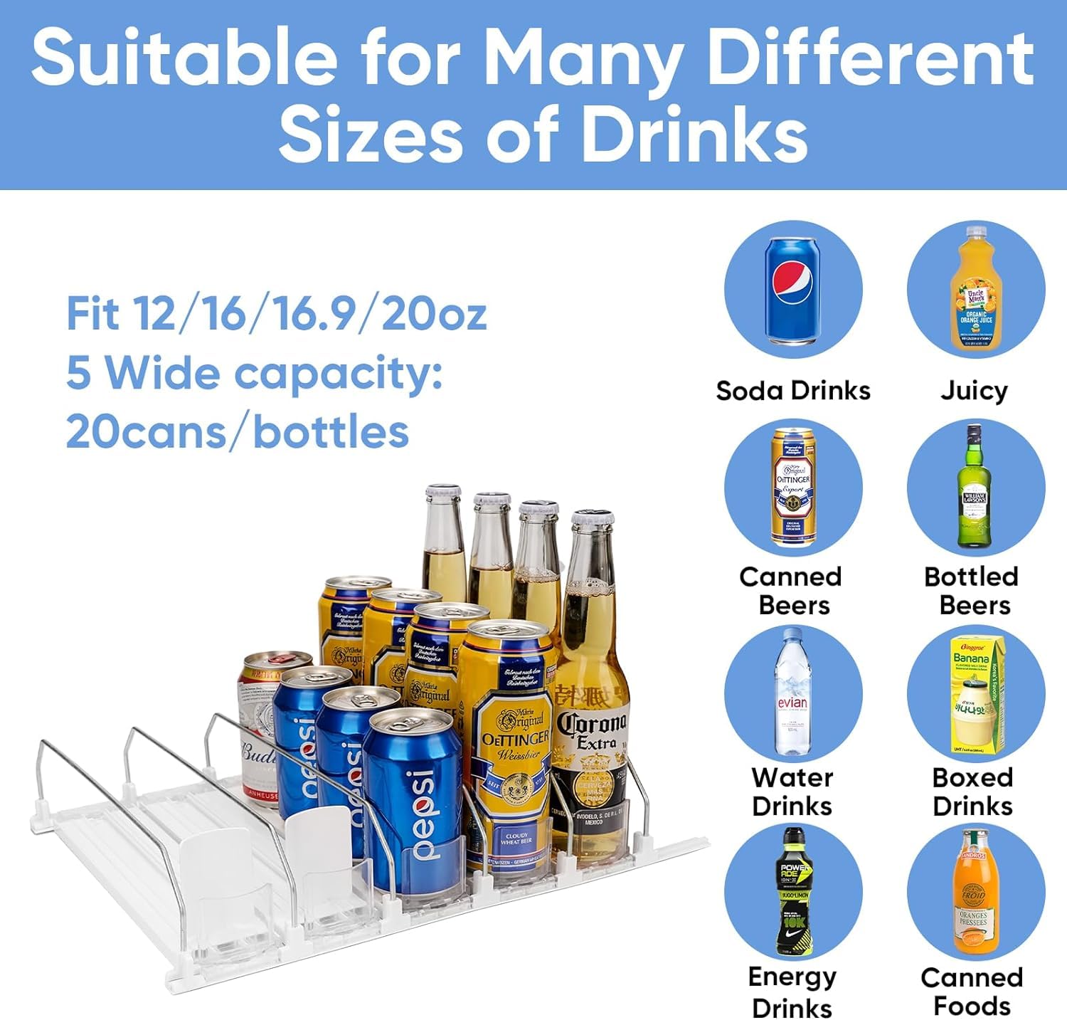 Automatic Drink Organizer & Glider