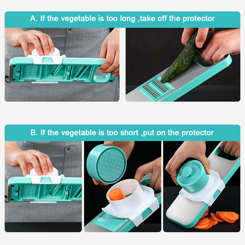 6-In-1 Vegetable Chopper Slicer Cutter