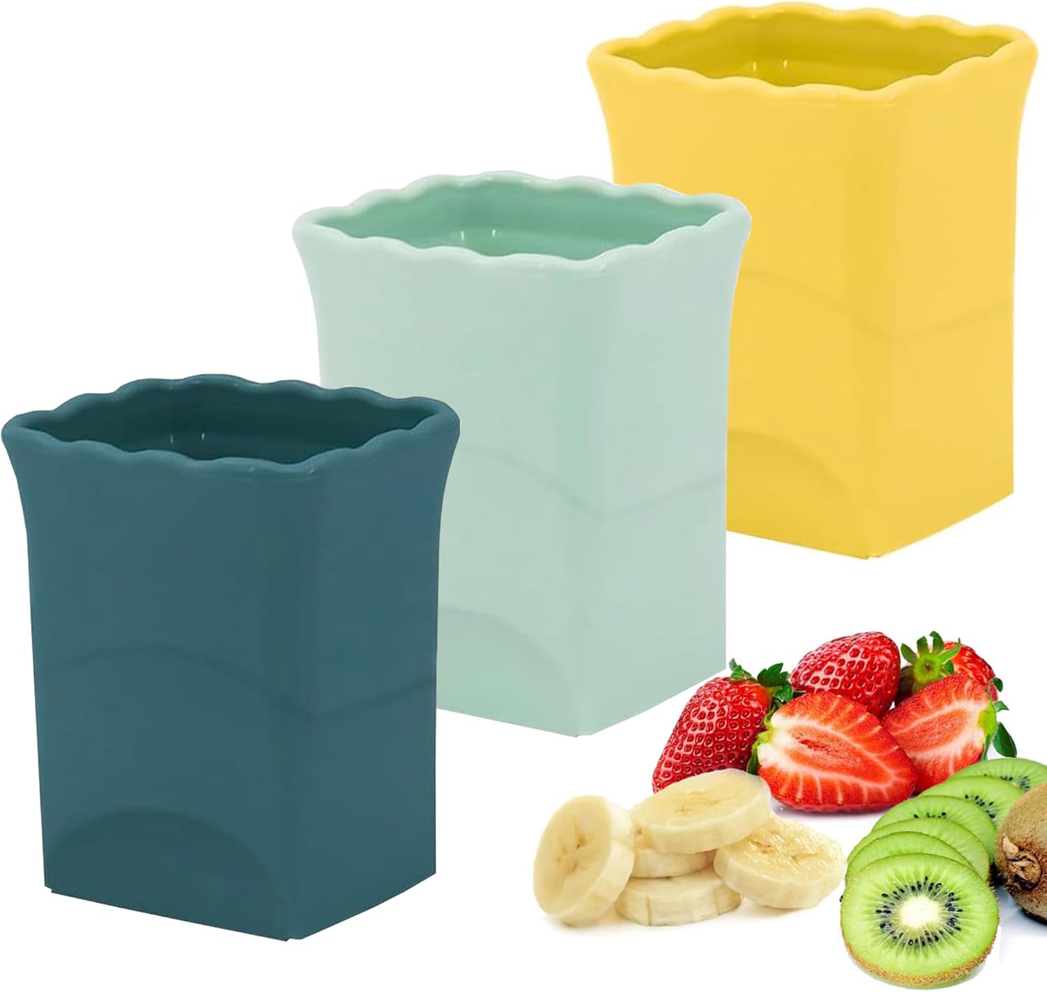 Fruit And Vegetable Cup Slicer (Pack Of 3)