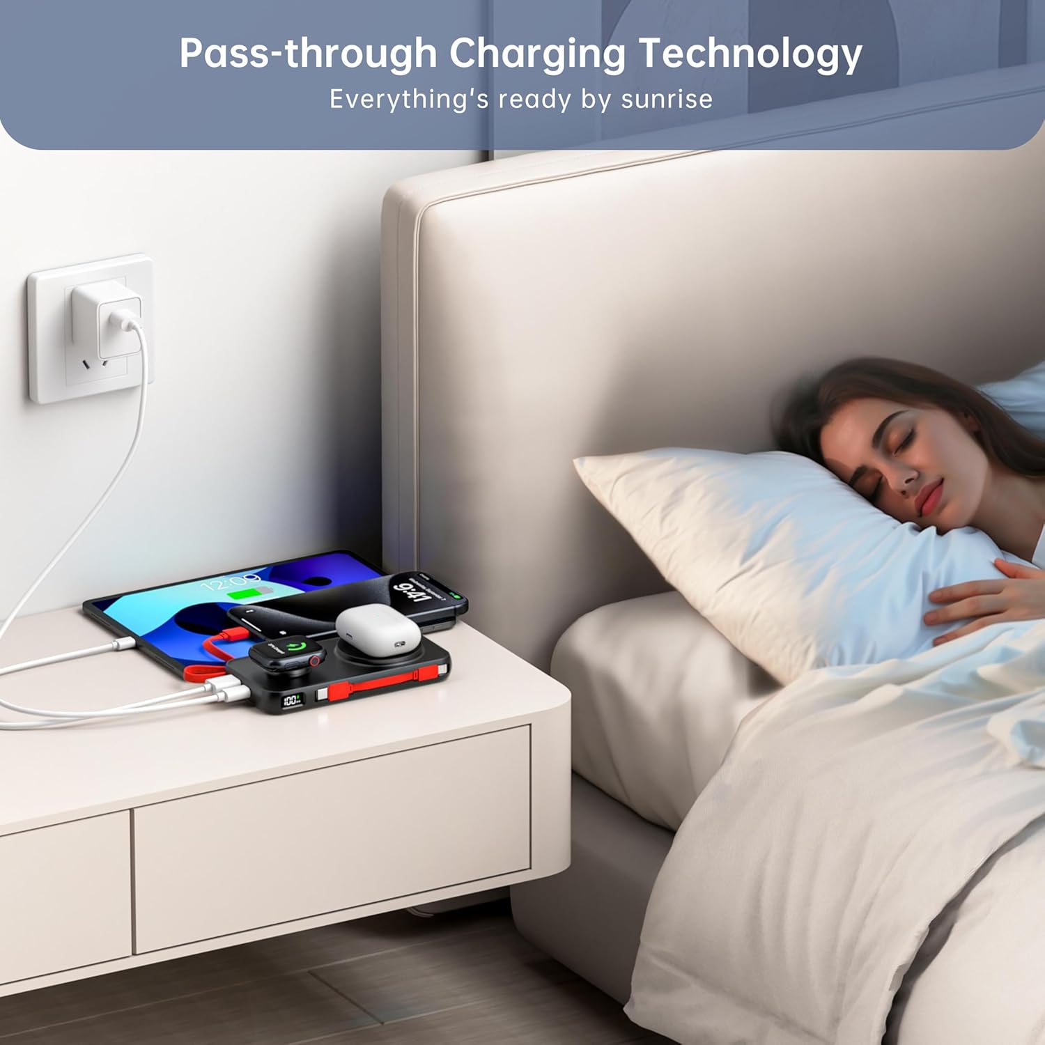 5 In 1 Magnetic Power Bank
