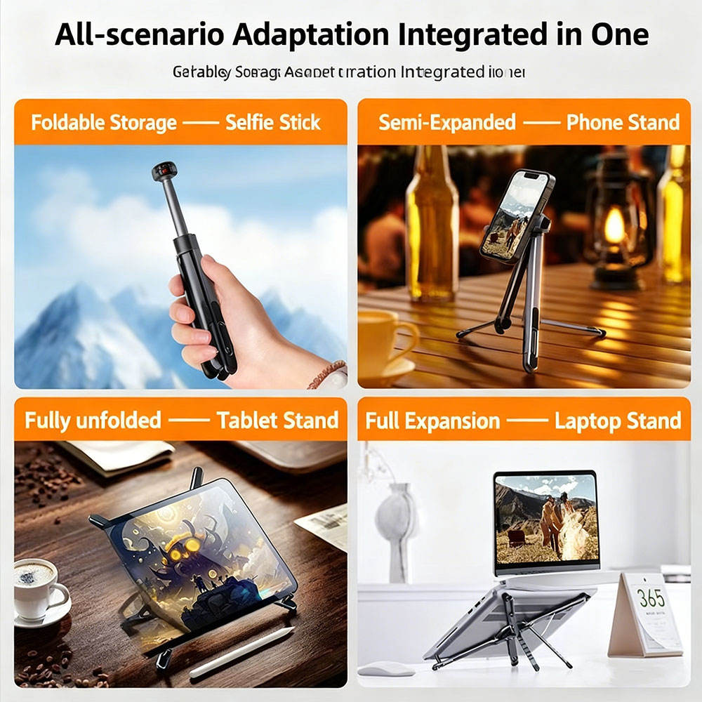 Foldable Magnetic Aluminium Phone Stand