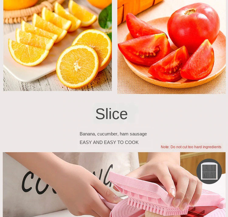 Vegetable Chopper With Detachable Blades