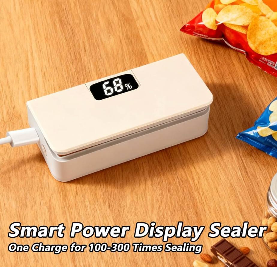Magnetic Portable Wireless USB Food Sealer