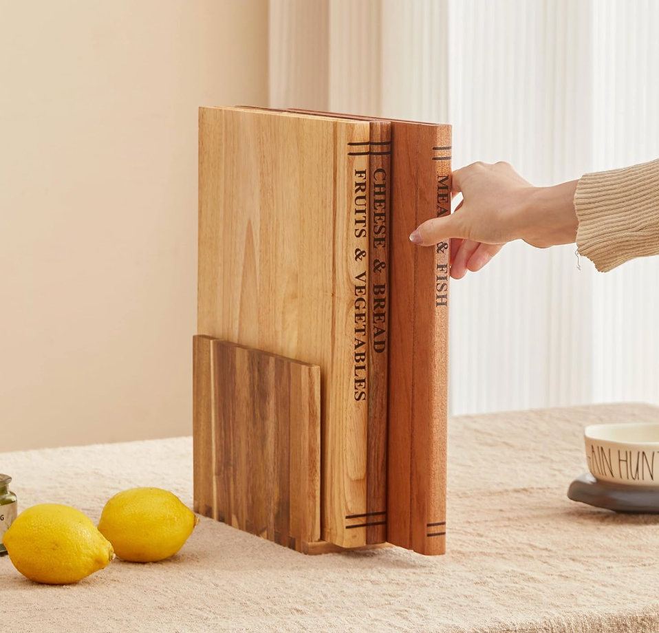 Book Shaped Chopping Board (Set Of 3)