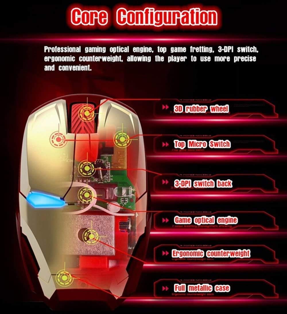 Iron Man Wireless Mouse