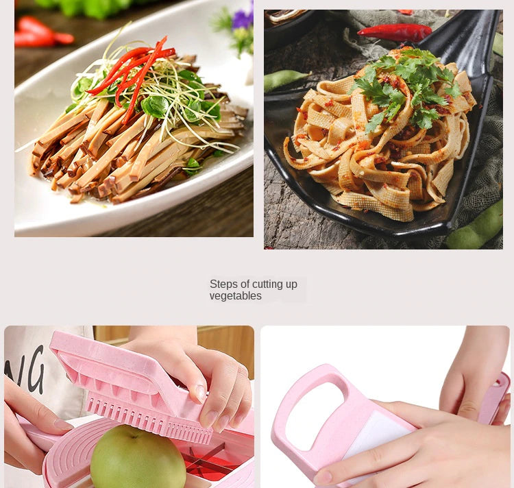Vegetable Chopper With Detachable Blades