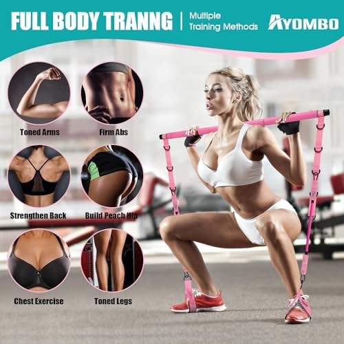 Pilates Bar Kit With Resistance Band