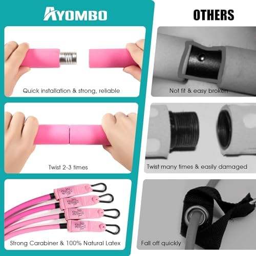 Pilates Bar Kit With Resistance Band